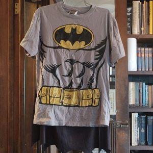 Batman T-shirt with cape attached